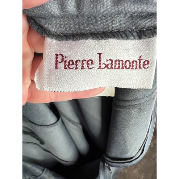 skirt A line leather look gray - Picture 7 of 8